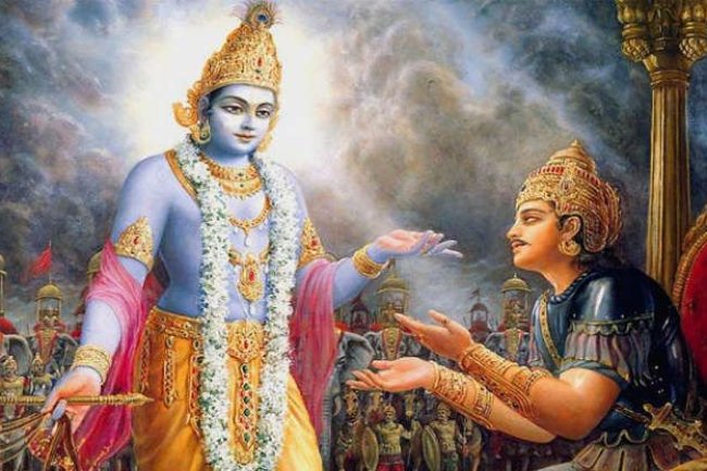 जब भगवान कृष्ण ने अर्जुन को पढ़ाया था गीता का पाठ