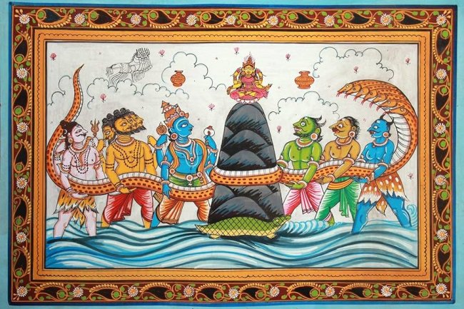 समुद्र मंथन: देवों और दानवों की साझा साधना से उत्पन्न 14 रत्नों की रहस्यगाथा